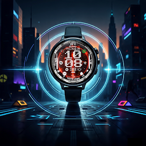 Tactical HUD Gamer Watch Face Screenshot 3