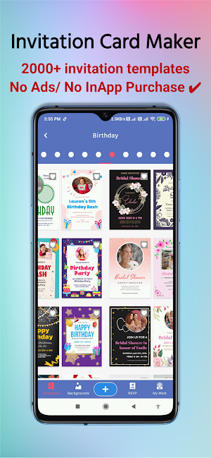 Invitation Card Maker Pro Screenshot 0
