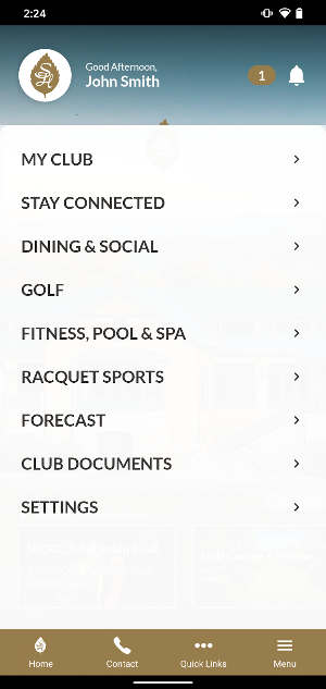 Sharon Heights G & CC Screenshot 1