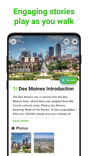 Des Moines SmartGuide Screenshot 1