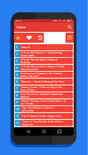 Vitamin E Foods - Guide & Tips Screenshot 1