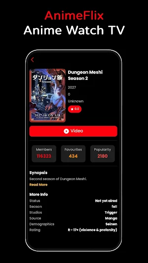 AnimeFlix - Anime Watch TV Screenshot 1