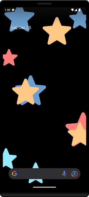 Cartoon Stars Live Wallpaper Screenshot 3