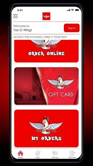 Top G Wings Screenshot 1
