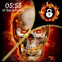 Skull lock screen