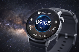 3D Earth Parallax Watch Face Screenshot 1