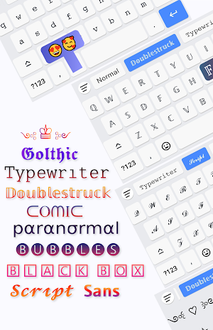Fonts Aa - Fonts Keyboard & emoji Screenshot 0