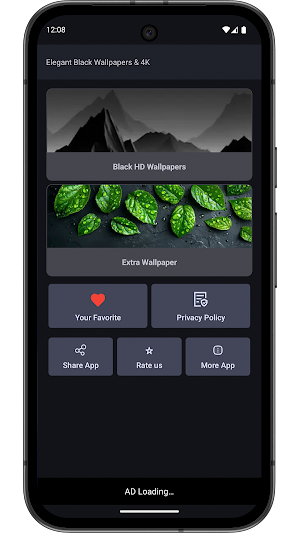 Elegant Black Wallpapers & 4K Screenshot 0