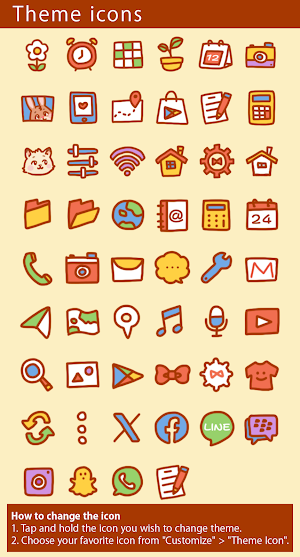 Bunny and Fox Cuties Theme Screenshot 3