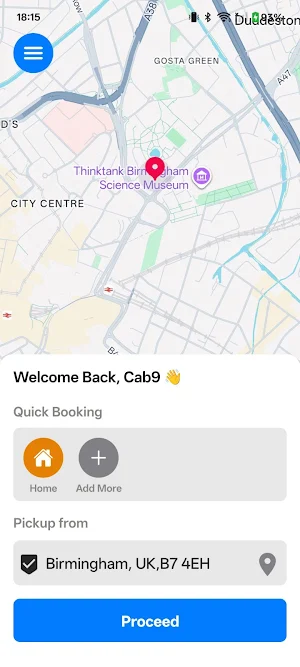 Tigola - Request a ride Screenshot 1