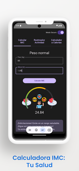 Calculadora IMC: Tu Salud Screenshot 2