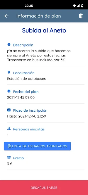 Plan&Go Screenshot 1