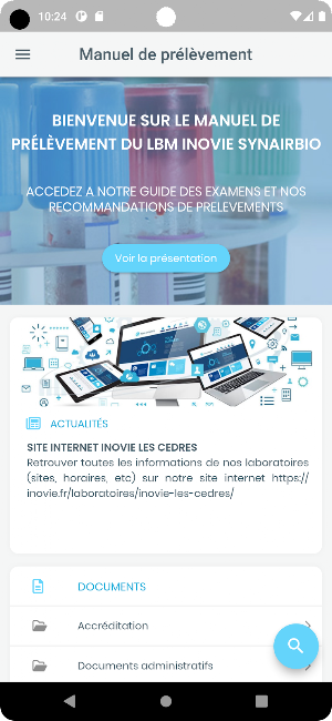 INOVIE SYNAIRBIO Screenshot 1