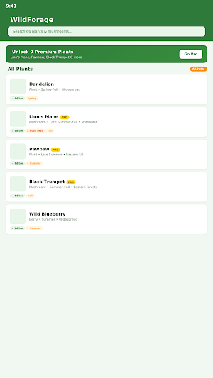 Foraging: Wild Edible Plants Screenshot 1