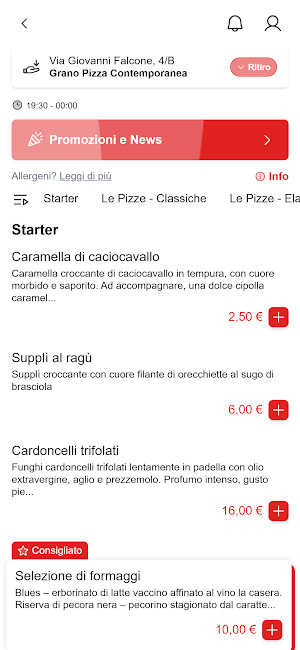 Grano Pizza Contemporanea Screenshot 1