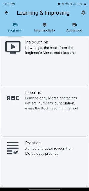 Morse Maven Screenshot 2