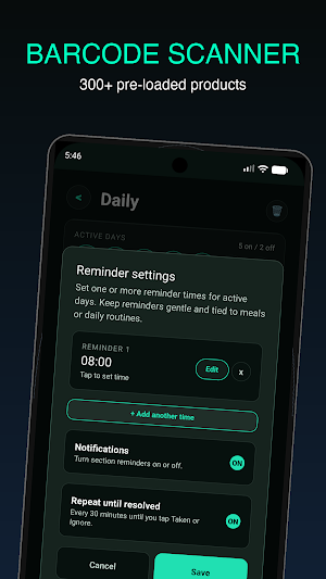 VaultStack: Supplement Tracker Screenshot 1
