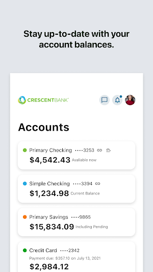 Crescent Bank Screenshot 1