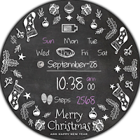 BFF34- Merry Christmas Sticker