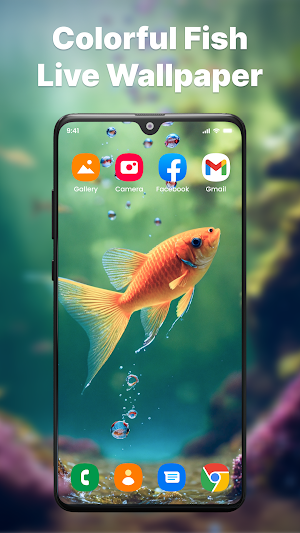 Fish Aquarium 3D Wallpaper Screenshot 3
