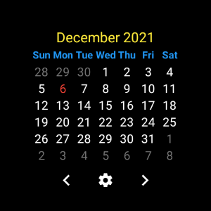 Simple Wear Calendar Screenshot 0