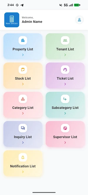 Tenant - Admin App Screenshot 2