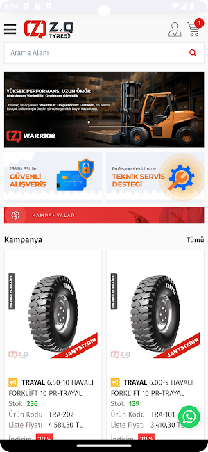 ZQTyres Screenshot 1