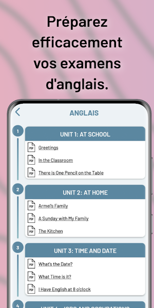 Cours de 6ème Année Collège CI Screenshot 2