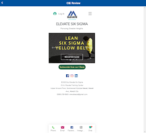 ELEVATE SIX SIGMA Screenshot 1