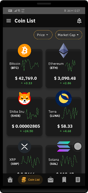 Coinpool - Flutter App UI Kit Screenshot 2