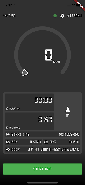 Trackii - Speedometer,Tracking Screenshot 0