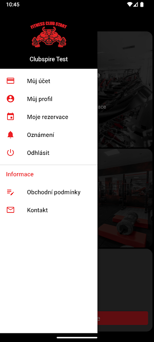 Fitness Club Start Screenshot 1