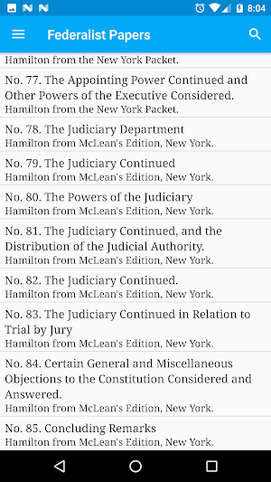 The Federalist Papers Screenshot 3