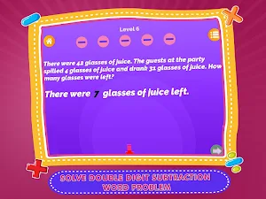 Solve Math Word Problems Games Screenshot 1