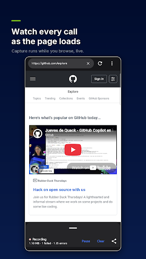 Network Calls Viewer - Web Screenshot 0