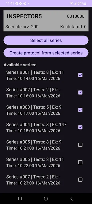 Inspector Data Reading Screenshot 2