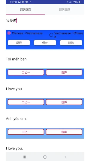 Chinese to Vietnamese Translat Screenshot 1