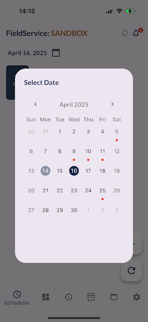 FieldService Screenshot 2