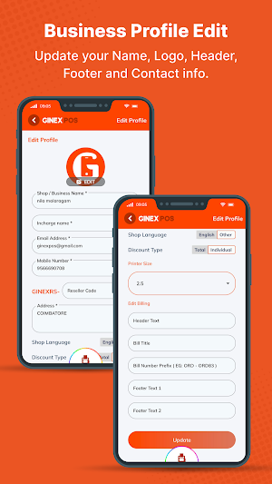 Ginex Mobile Shop Billing Screenshot 0