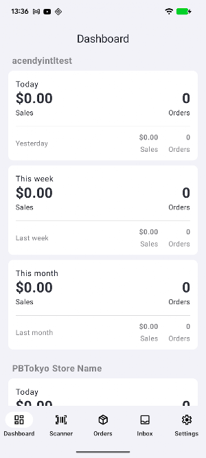 Mystore Admin Screenshot 1