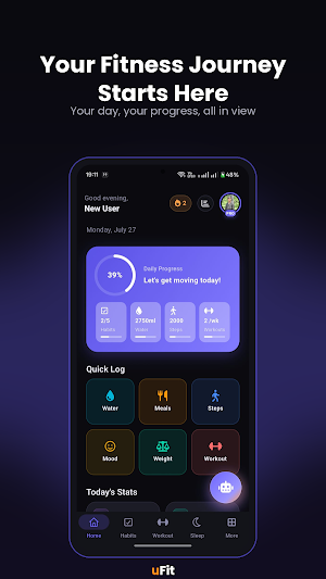 uFit: AI Fitness Tracker Screenshot 0