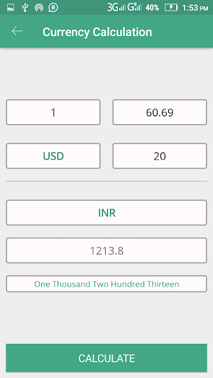 My Denomination and GST Calcul Screenshot 2