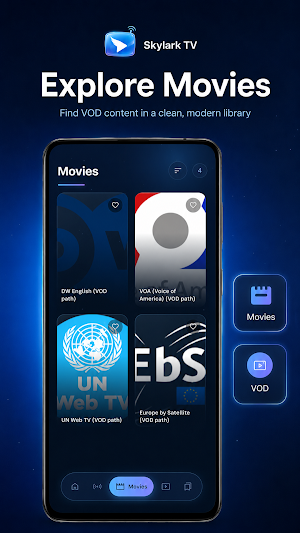 Skylark TV: IPTV Player Screenshot 2