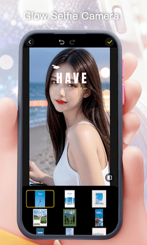 Glow Selfie Camera Screenshot 2