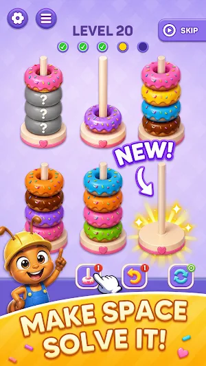 Donuts Color Jam: Sort Puzzle Screenshot 3