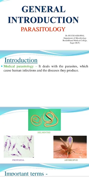 GENERAL INTRODUCTION TO PARASITOLOGY Screenshot 3