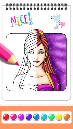 Princess Coloring Pages Screenshot 1