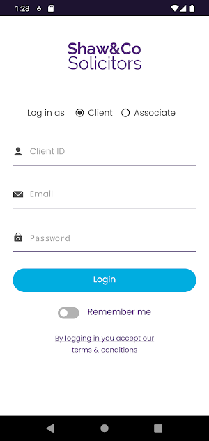 Shaw&Co Portal Screenshot 2
