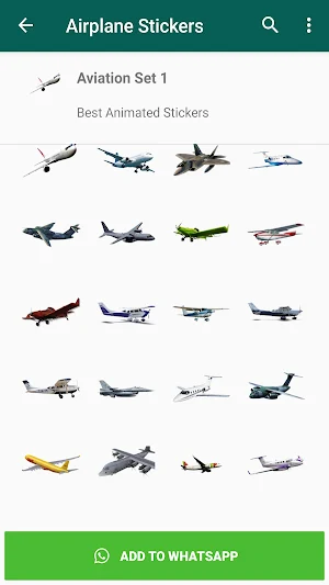 Airplane Stickers Screenshot 2
