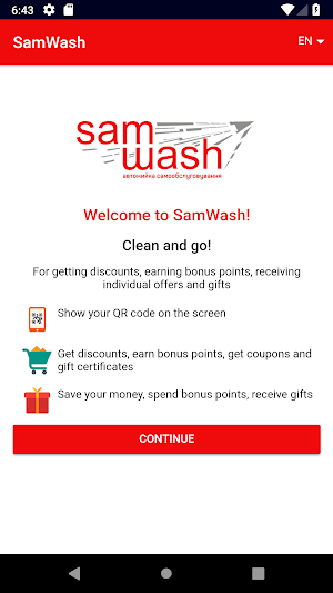 SamWash Screenshot 0